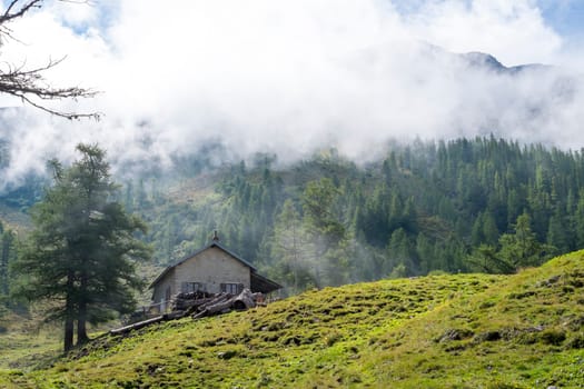 LA GIETE, SWITZERLAND - AUGUST 31