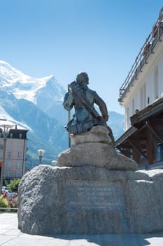 CHAMONIX, FRANCE - SEPTEMBER 02