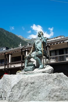 CHAMONIX, FRANCE - SEPTEMBER 02