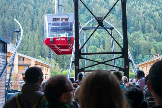 CHAMONIX, FRANCE - SEPTEMBER 02