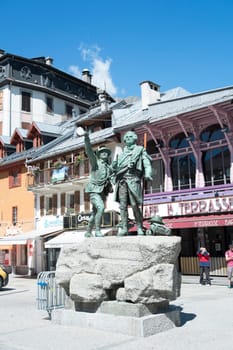 CHAMONIX, FRANCE - SEPTEMBER 02