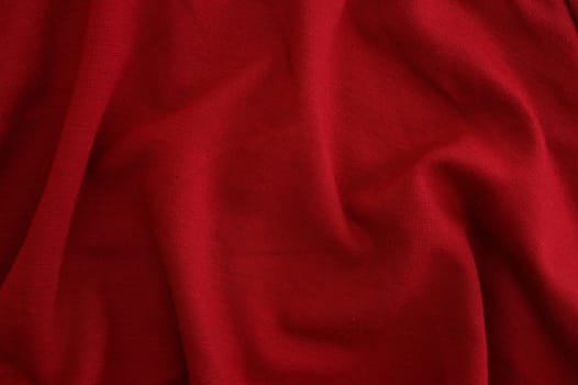 A close up shot of rumpled fabric