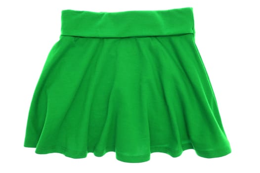 A close up shot of girls skirt