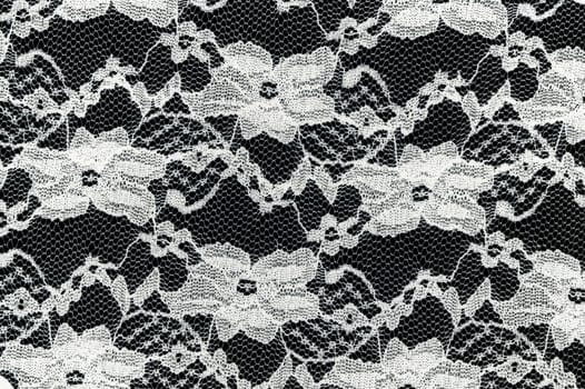 A close up shot of lace fabric