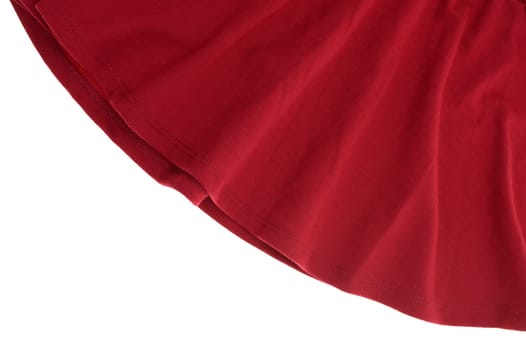 A close up shot of girls skirt