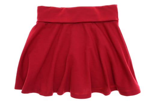 A close up shot of girls skirt