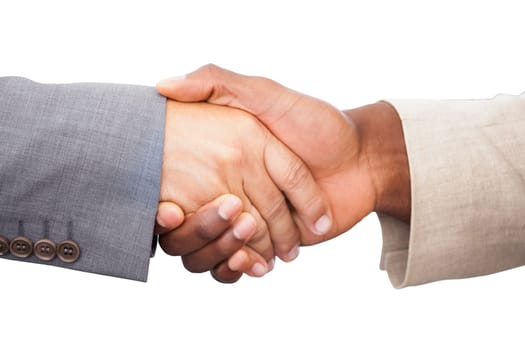 Close-up Of A Two Businessmen Shaking Hand