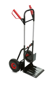 Movers dolly cart isolated on white background