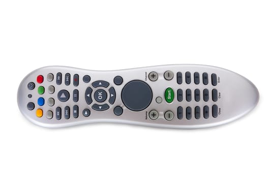 Close-up Of A Remote Control Isolated On White Background