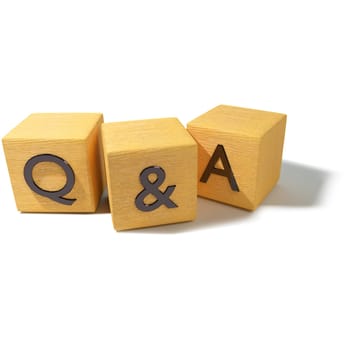 Cube with questions and answers