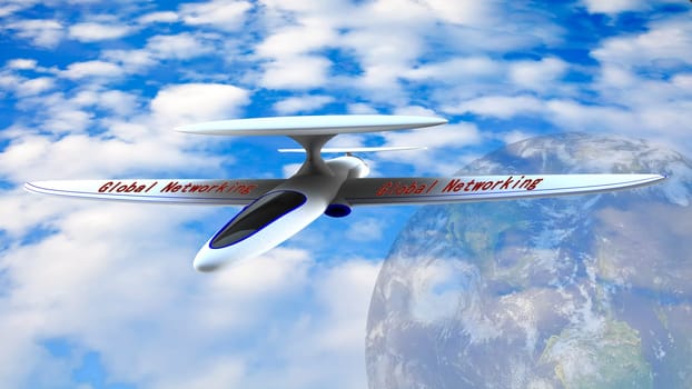 abstract technology world global network business connection for adv or others purpose use