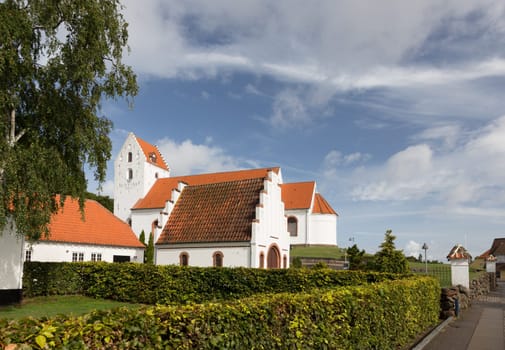 Small church of Lindelse on Langeland