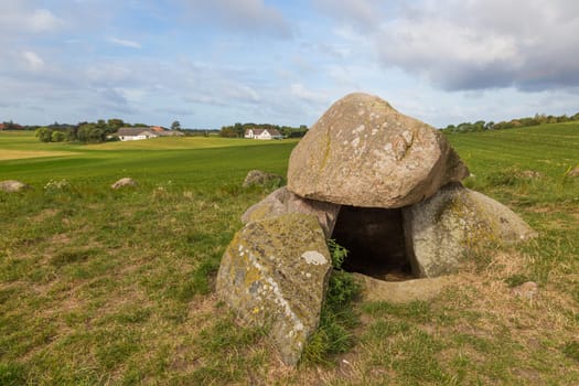 Kong Humble stone tomb near humble,Langeland