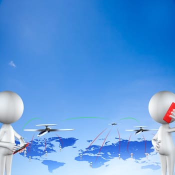 abstract technology world global network business connection for adv or others purpose use