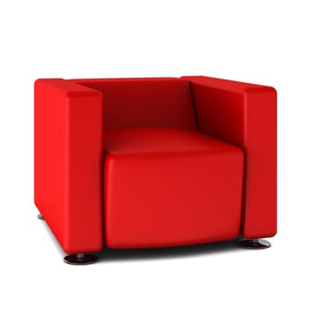 3d render of modern armchair