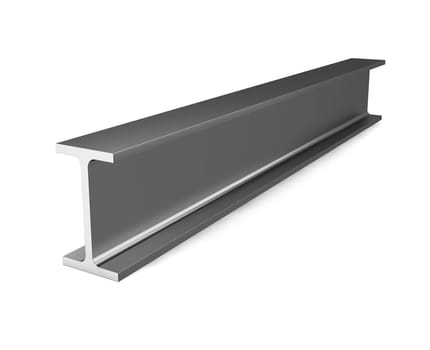 Wide flange. 3d illustration on white background