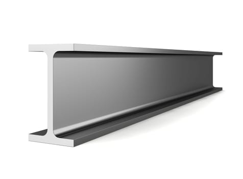 Wide flange. 3d illustration on white background