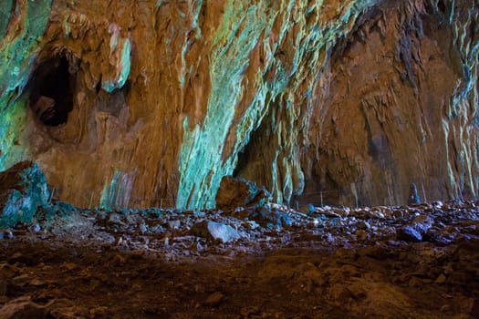 View of natural Škocjan Caves in Slovenia