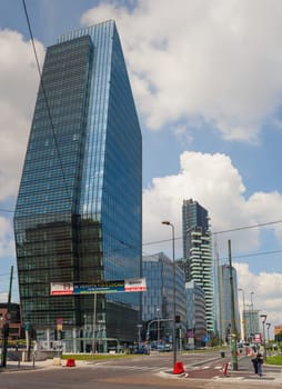 Modern architecture in Milan, Italy