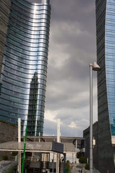 Modern architecture in Milan, Italy