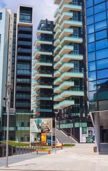 Modern architecture in Milan, Italy