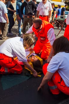Emergency simulation in Milan