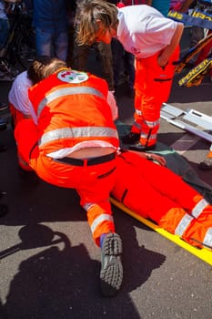 Emergency simulation in Milan