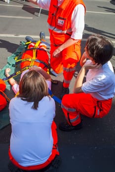 Emergency simulation in Milan