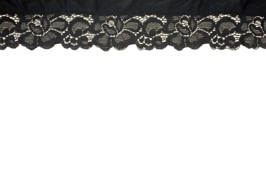 A close up shot of lace fabric
