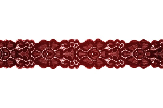 A close up shot of lace fabric