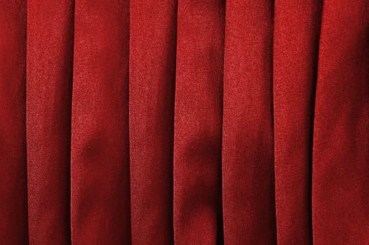 A close up shot of rumpled fabric