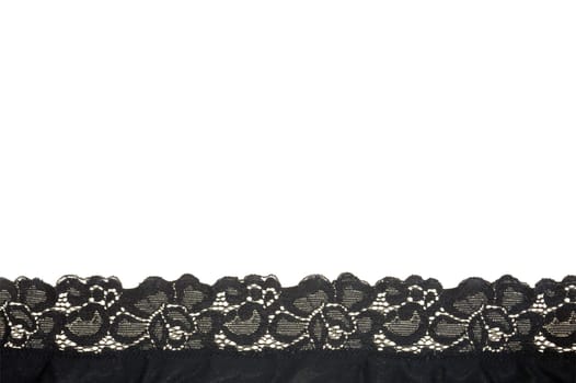 A close up shot of lace fabric
