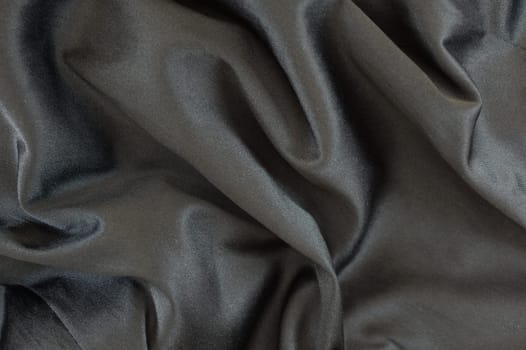 A close up shot of rumpled fabric