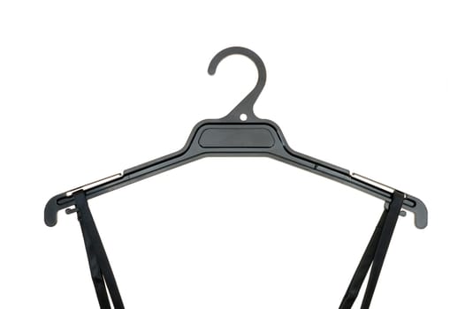 A close up shot opt a coat hanger