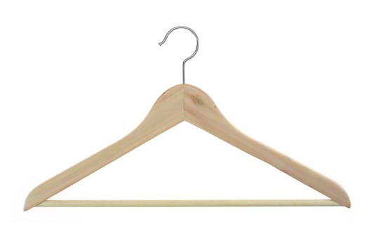 A close up shot opt a coat hanger