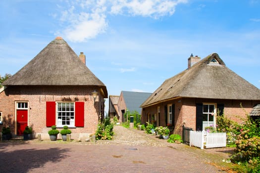 View at Bronkhorst, one of the smallest towns in the Netherlands.