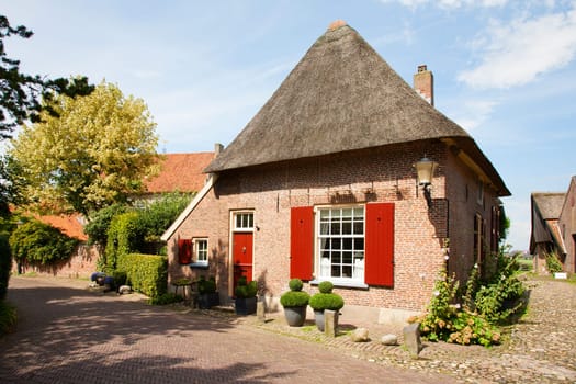 View at Bronkhorst, one of the smallest towns in the Netherlands.