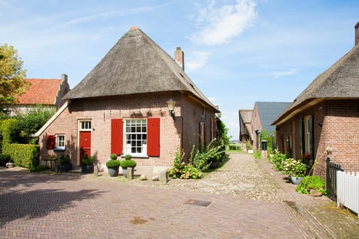 View at Bronkhorst, one of the smallest towns in the Netherlands.