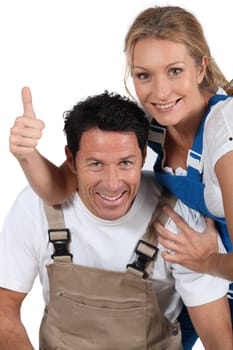 DIY couple