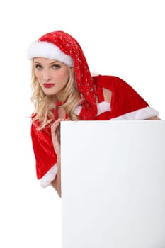 Sexy female Santa