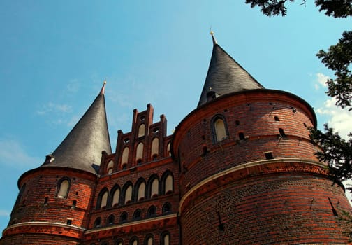 Holstentor Lübeck Deutschland / Holsten Gate Lübeck Germany