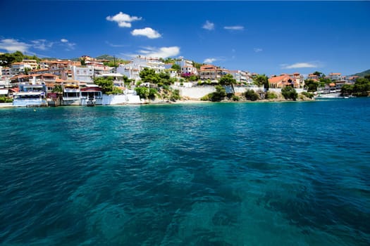 blue sea at the Greece