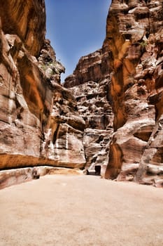 Al-Siq in Petra, Jordan
