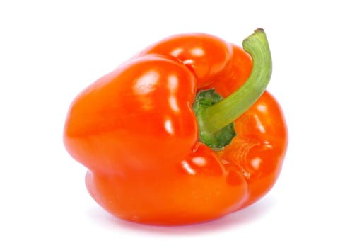 red paprika  isolated on a white background