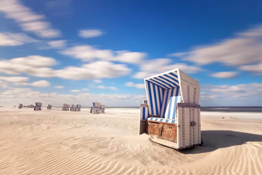 Beach basket on Sylt