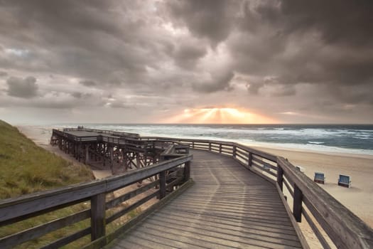 a storm is pulling up