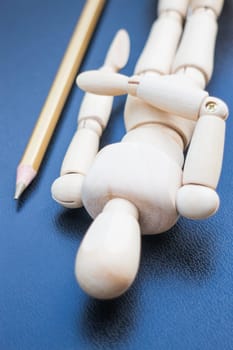 Creative work table of drawing artist, stock photo