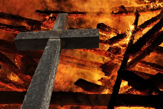 The Cross before the Fire