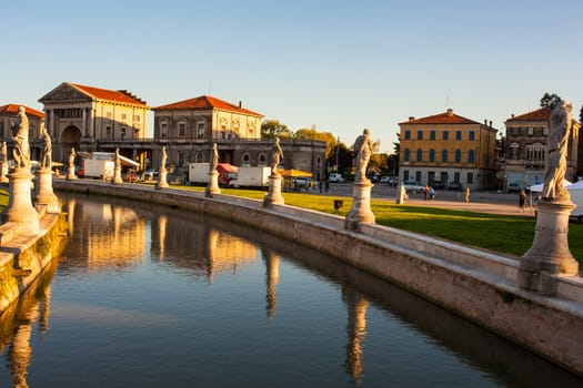 View of Prato della Valle square, Padova