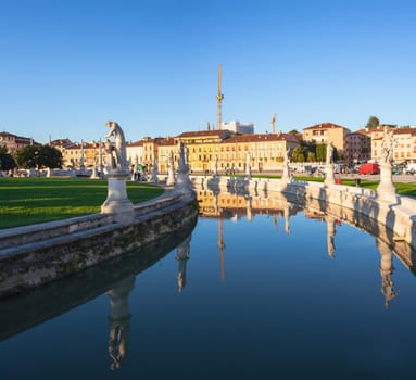 View of Prato della Valle square, Padova